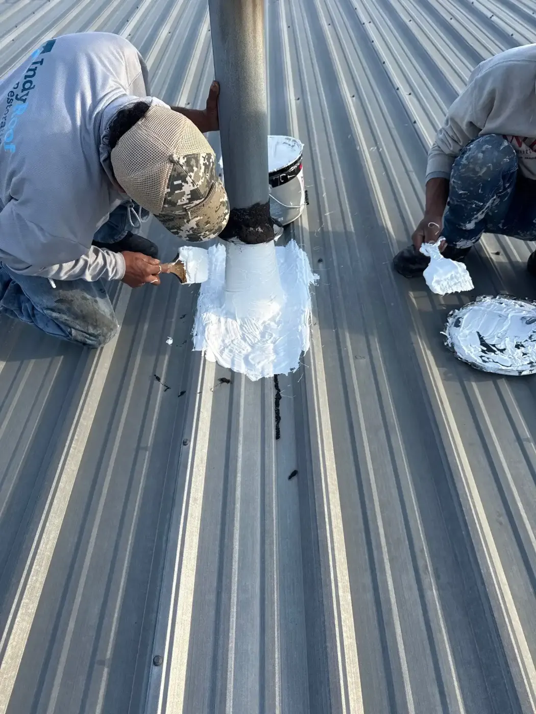 Commercial roofing by Danville Commercial Roofing near Spring Hill, IN